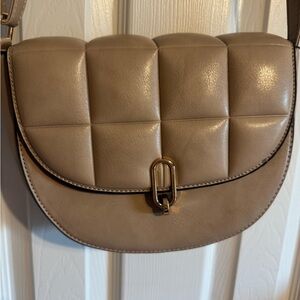 Elegant Tan Quilted Women's Bag